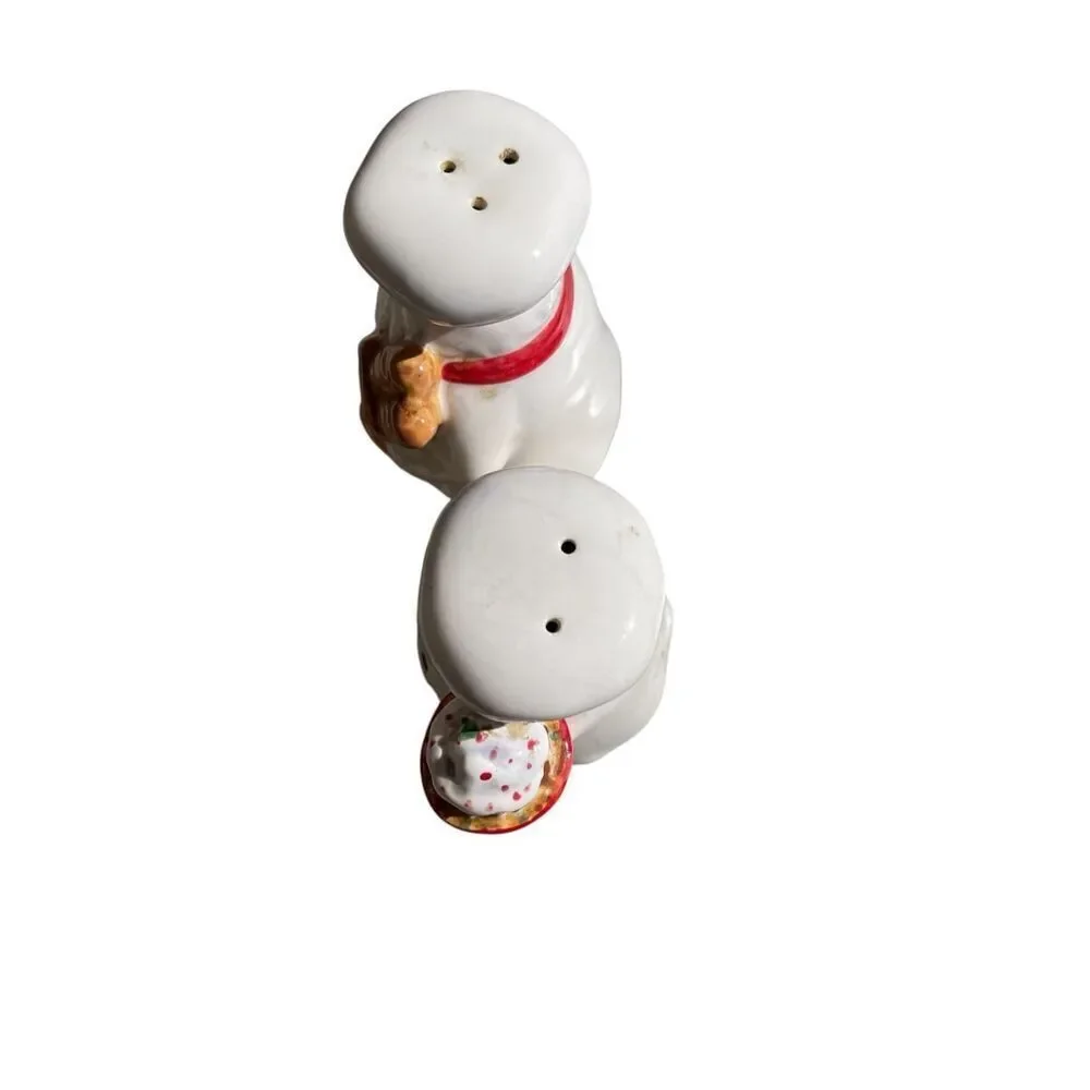 Jennifer Brinley Santa Holiday Salt and Pepper Shakers Vintage